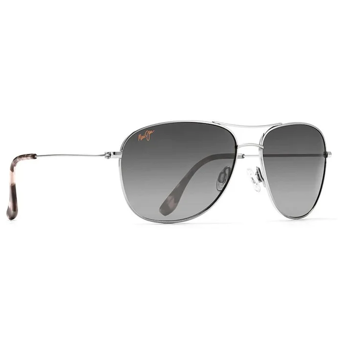 Lunettes de soleil Maui Jim Cliff House Matte Silver Gris Neutre Evolution Maui Gradient