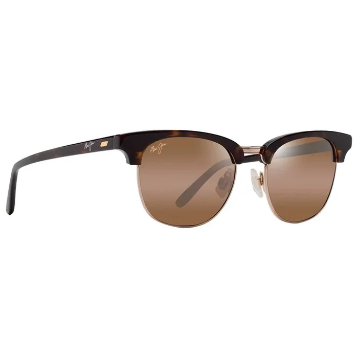 Lunettes de soleil Maui Jim Holomua Shiny Dark Havana Hcl Bronze Mineral Superthin