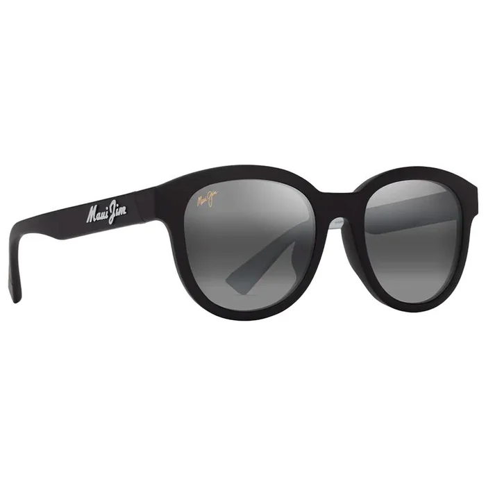 Lunettes de soleil Maui Jim Ihupani Asian Fit Noir Mat Gris Neutre MauiPure