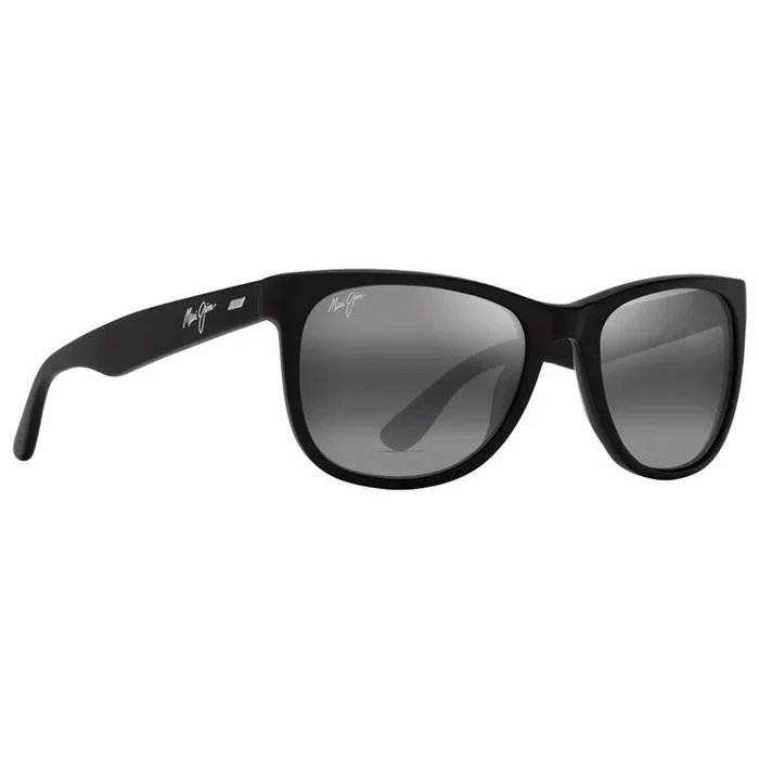 Lunettes de soleil Maui Jim Kikonia XL Matte Black Neutral Grey Mineral Superthin