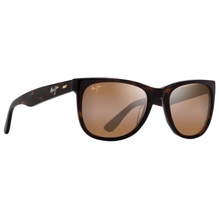 Lunettes de soleil Maui Jim Kikonia XL Shiny Dark Havana Hcl Bronze Mineral Superthin