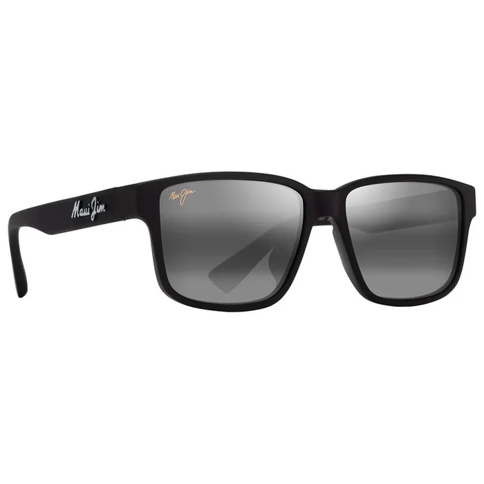 Lunettes de soleil Maui Jim Kuniahi Asian Fit Matte Black Neutral Grey MauiPure
