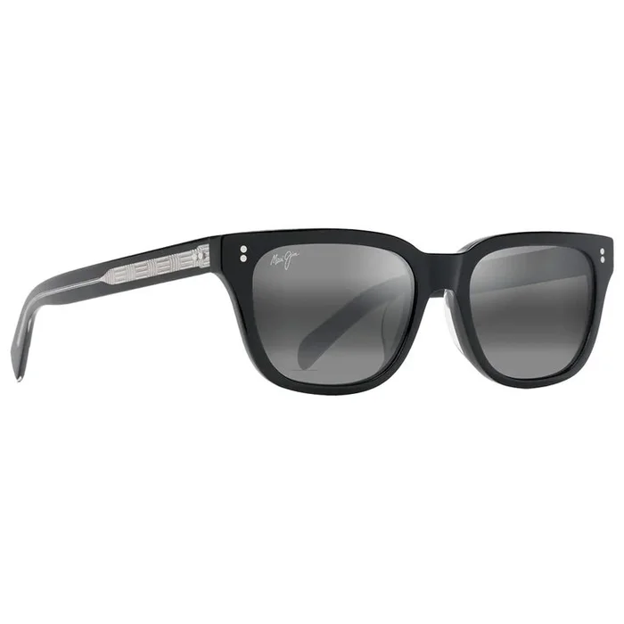 Lunettes de soleil Maui Jim Likeke Noir Crystal Neutral Grey Mineral Superthin