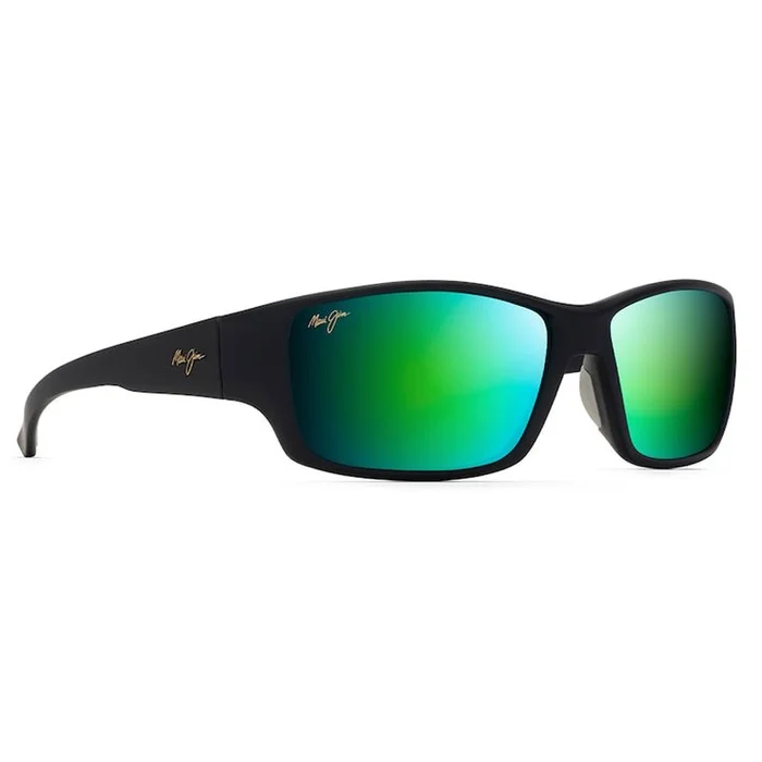 Lunettes de soleil Maui Jim Local Kine Soft Black Maui Green Minéral Superthin