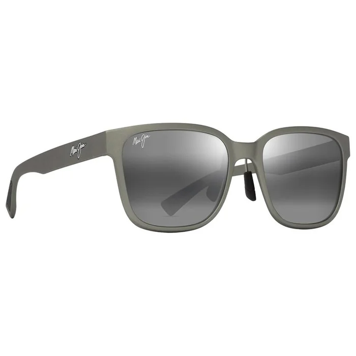 Lunettes de soleil Maui Jim Paulele Asian Fit Gris vert mat Gris Neutre Minéral Superthin