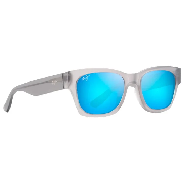 Lunettes de soleil Maui Jim Valley Isle Gris Translucide Blue Hawaii Mineral Superthin