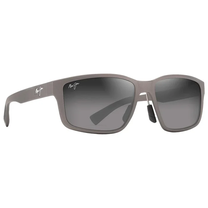 Lunettes de soleil Maui Jim Walewaha Asian Fit Metal Matte Grey Neutral Grey Mineral Superthin