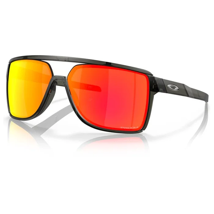 Lunettes de soleil Oakley Castel Matte Grey Smoke Prizm Ruby