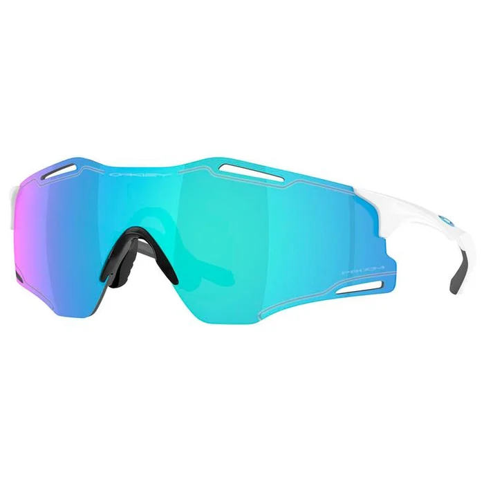 Lunettes de soleil Oakley Cybr Zero Polished White Prizm Sapphire