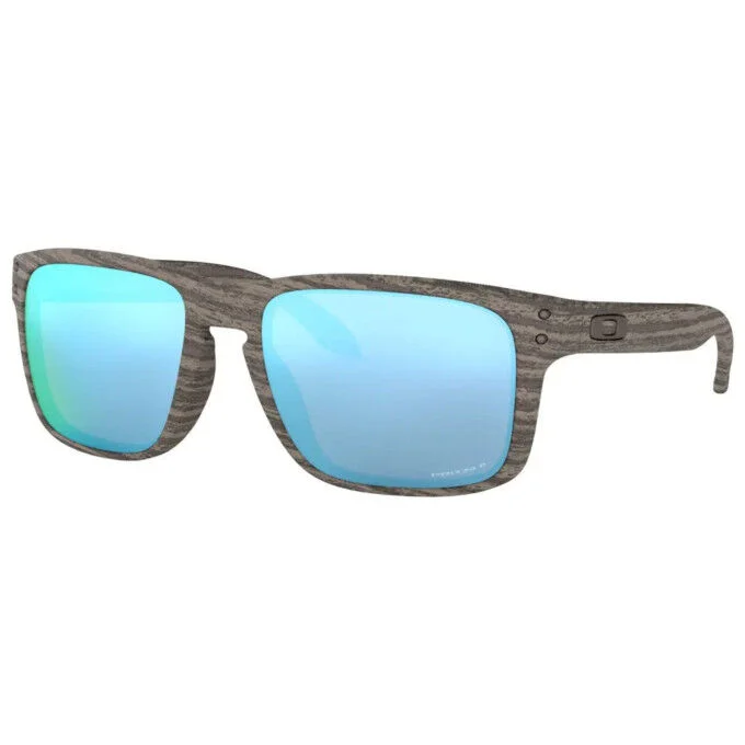 Lunettes de Soleil Oakley Holbrook Prizm Deep Water Polarized – Woodgrain