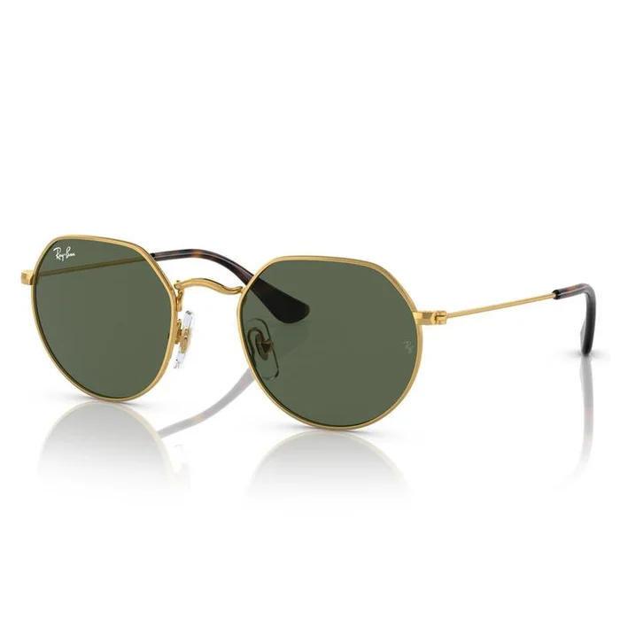 Lunettes de soleil Ray Ban Jack Kids Polished Arista Gold Green