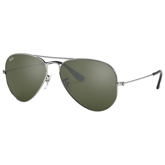 Lunettes de soleil Ray Ban RB3025 Aviator Polished Silver Grey
