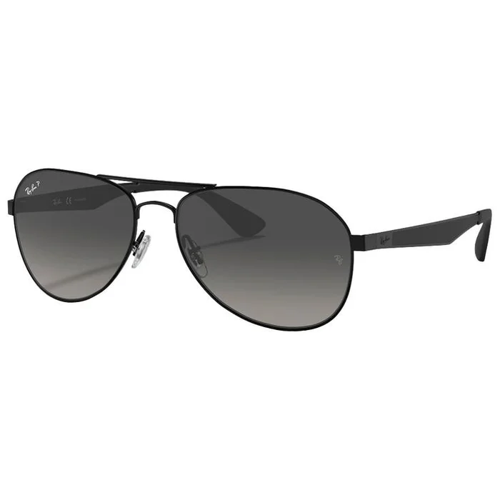 Lunettes de soleil Ray Ban RB3549 Polished Black Grey Polar