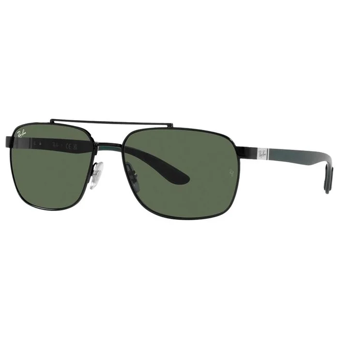 Lunettes de soleil Ray Ban RB3701 Polished Black Green G-15