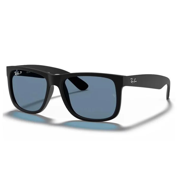 Lunettes de soleil Ray Ban RB4165 Justin Classic Matte Rubber Dark Blue Polar
