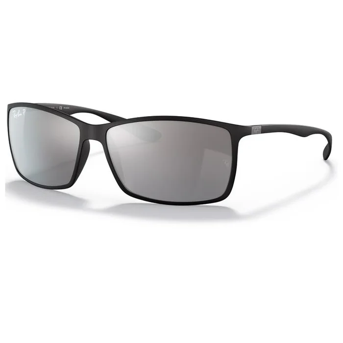 Lunettes de soleil Ray Ban RB4179 Liteforce Tech Matte Black Silver Gradient Mirror Polar