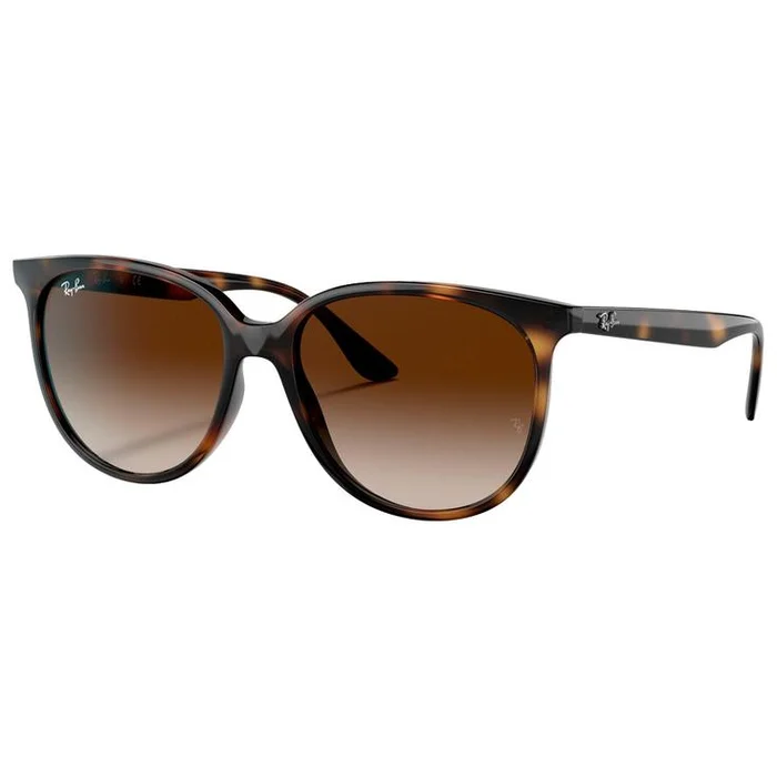 Lunettes de soleil Ray Ban RB4378 Polished Havana Gradient Brown