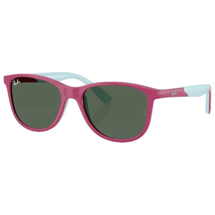 Lunettes de soleil Ray Ban RJ9077S Disney Sun Kids Lilo & Stitch Polished Fucsia Dark Green