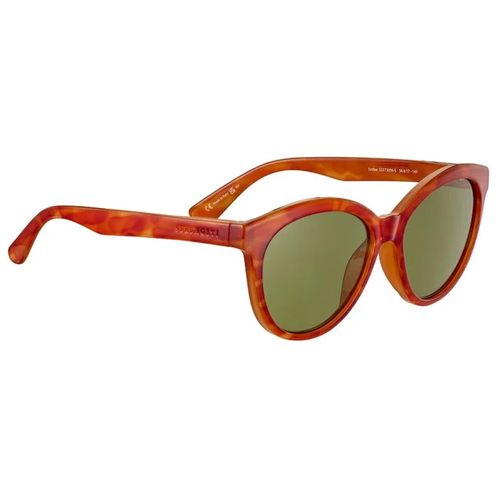 Lunettes de soleil Serengeti Endee Shiny Milky Vintage Tortoise Saturn 555nm