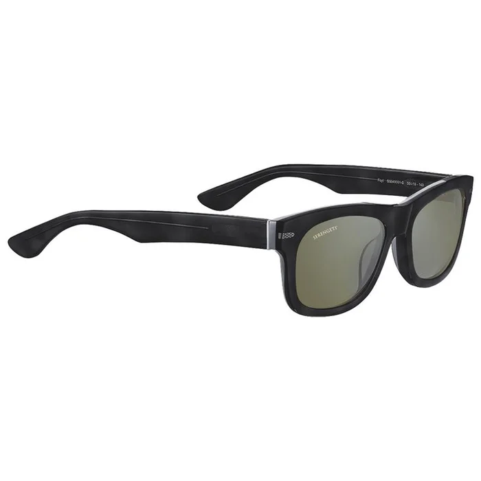 Lunettes de soleil Serengeti Foyt Shiny Black Transparent Layer 555nm