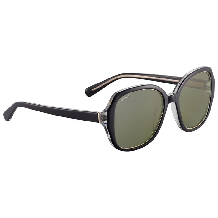 Lunettes de soleil Serengeti Hayworth Shiny Black Transparent Layer Mineral
