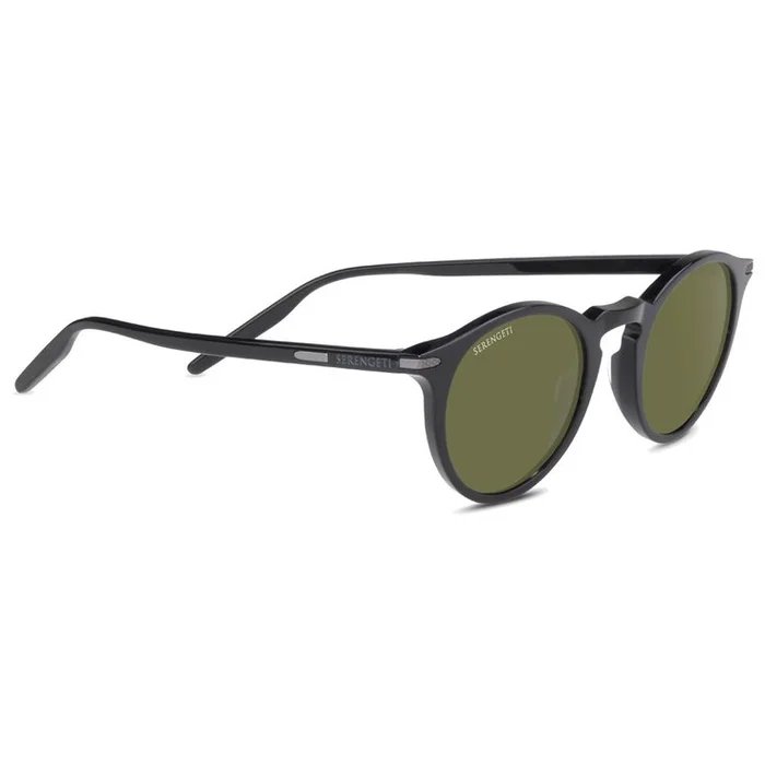 Lunettes de soleil Serengeti Raffaele Shiny Black Polarized 555nm