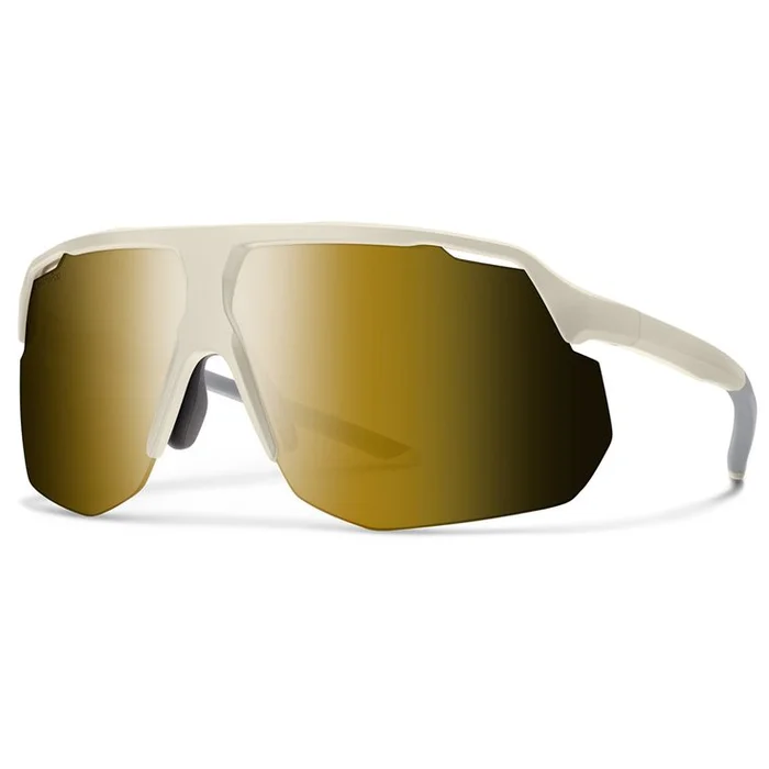 Lunettes de soleil Smith Motive Matte Bone Chromapop Black Gold Mirror