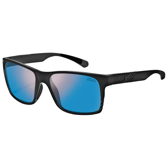 Lunettes de soleil Zeal Brewer Gloss Black Ellume Polarized Horizon Blue