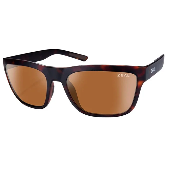 Lunettes de soleil Zeal Kittredge Matte Brown Havana Ellume Polarized Copper