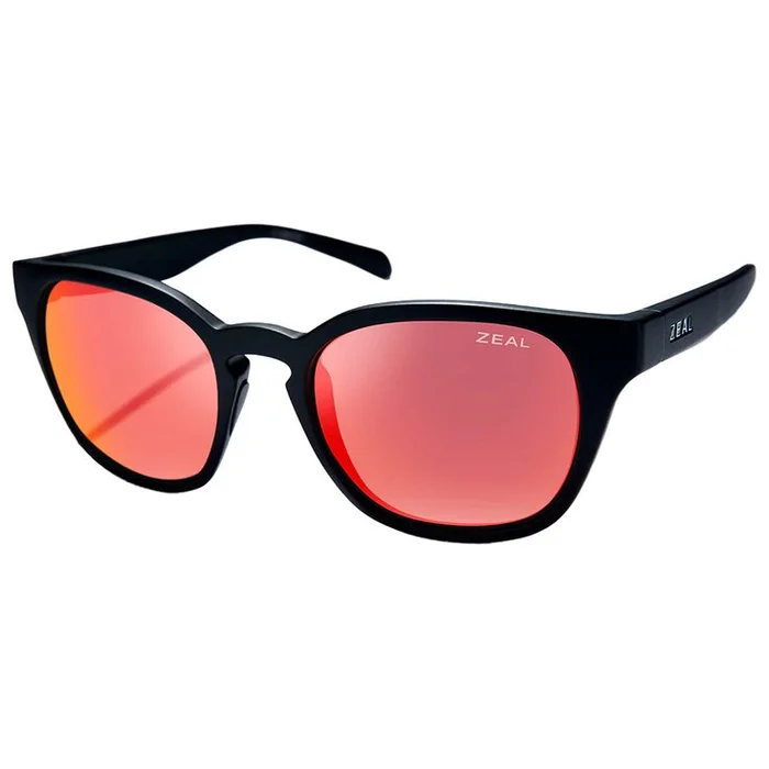 Lunettes de soleil Zeal Windsor Matte Black Ellume Polarized Phoenix