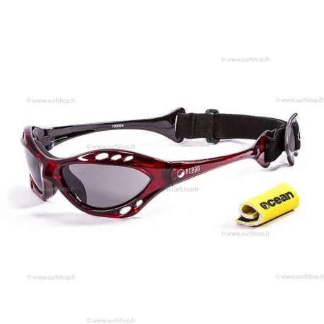 Lunettes KitesurfOcean CUMBUCO RED TRANSPARANT WITH SMOKE LENS