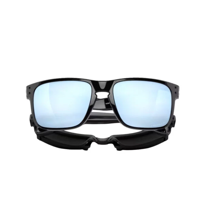 Lunettes OAKLEY Holdbrook – Polished Black / Prizm Deep Water Polar – Image 4