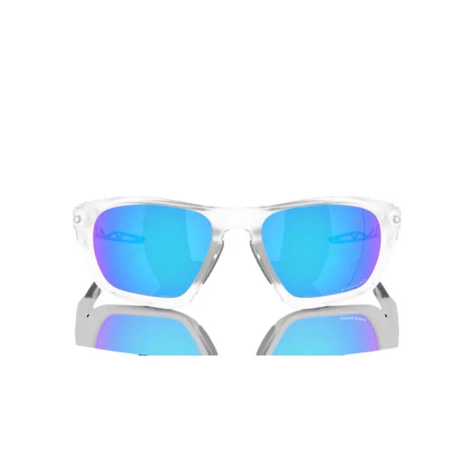 Lunettes OAKLEY Lateralis – Matte Clear / Prizm Sapphire – Image 2