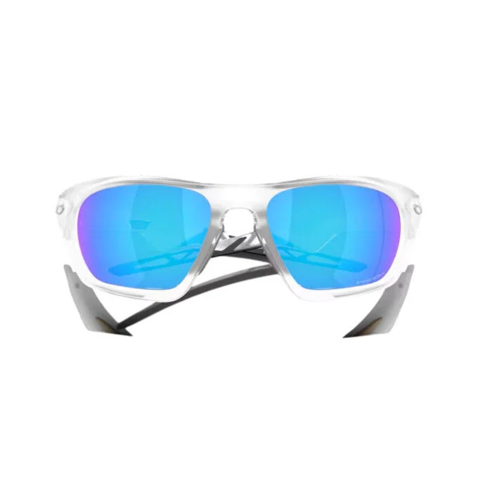Lunettes OAKLEY Lateralis – Matte Clear / Prizm Sapphire – Image 4