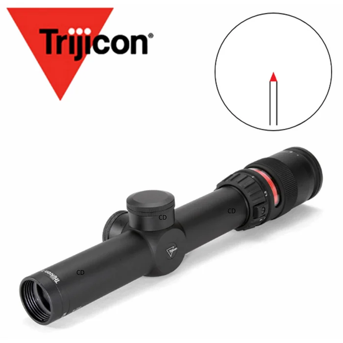 LUNETTES TRIJICON ACCUPOINT 1-4X24MM Triangle Rouge