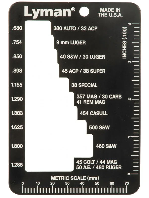 LY7832217 – LYMAN E-Zee™ Pistol Case Gauge