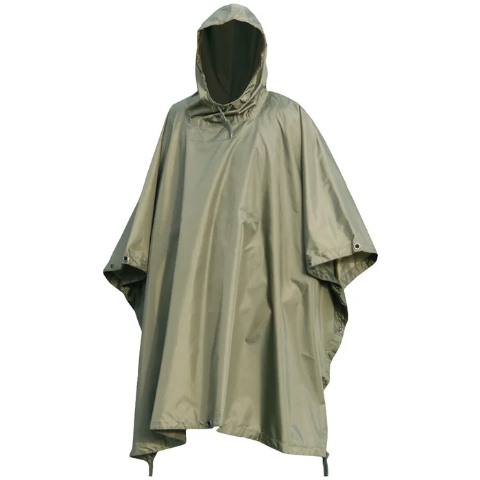 M4458 – MIL-TEC Poncho Ripstop OD Green 208 x 153 cm