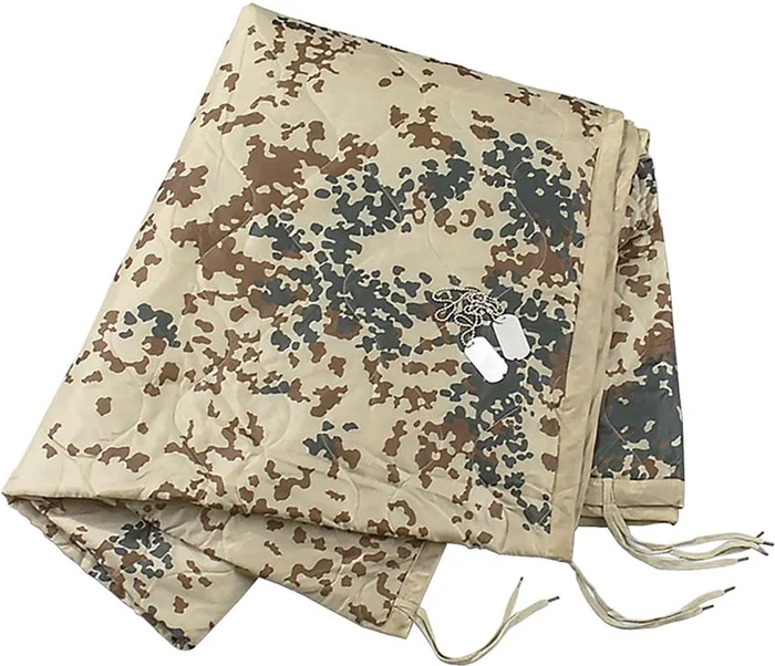 M4538 – MIL-TEC Woobie Poncho Liner Tropical Camo 208 x 150 cm