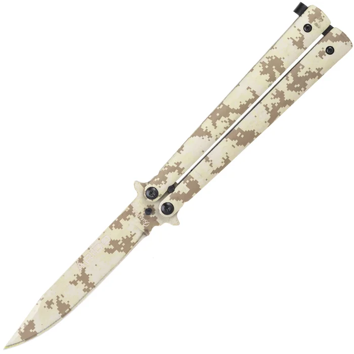 MA36224 COUTEAU PAPILLON CAMO ARIDE