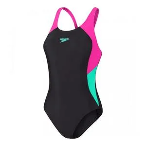 Maillot de bain 1 pièce femme Eco Colourblock Splice Muscleb