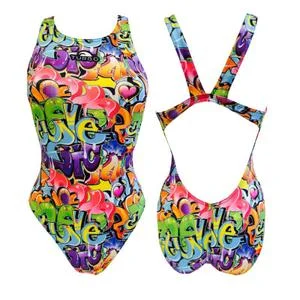 Maillot de bain 1 pièce femme Graffitti 2016