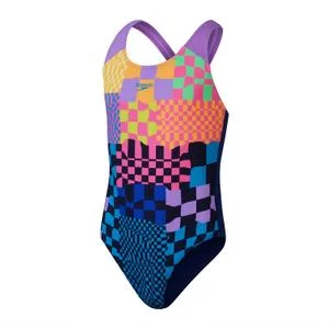 Maillot de bain 1 pièce fille Eco+ Dig Allov Splashback