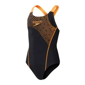Maillot de bain 1 pièce fille Eco Medley Logo