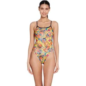 Maillot de bain 1 pièce imprimé femme Rayback E+