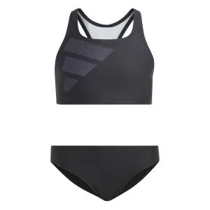 Maillot de bain 2 pièces logo grandes barres fille