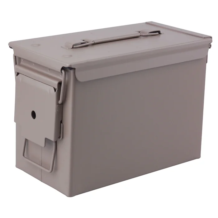 MAL958 – Caisse munition Métal cal.50 TAN 33X18X23 cm