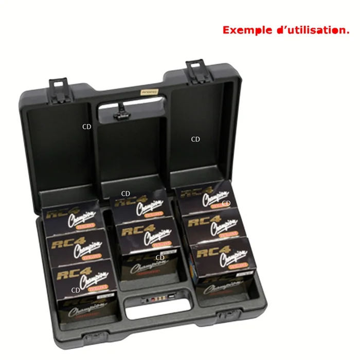 Mallette Négrini Abs Pour 200 Cartouches