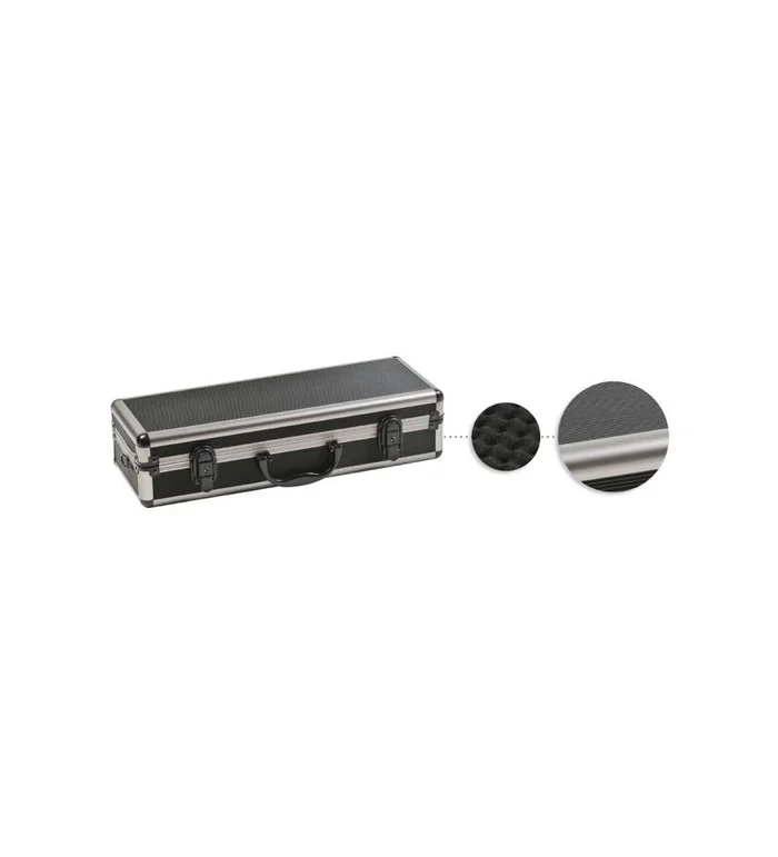 Mallette pour lunette alu + abs dim 40×13.5×8 cm