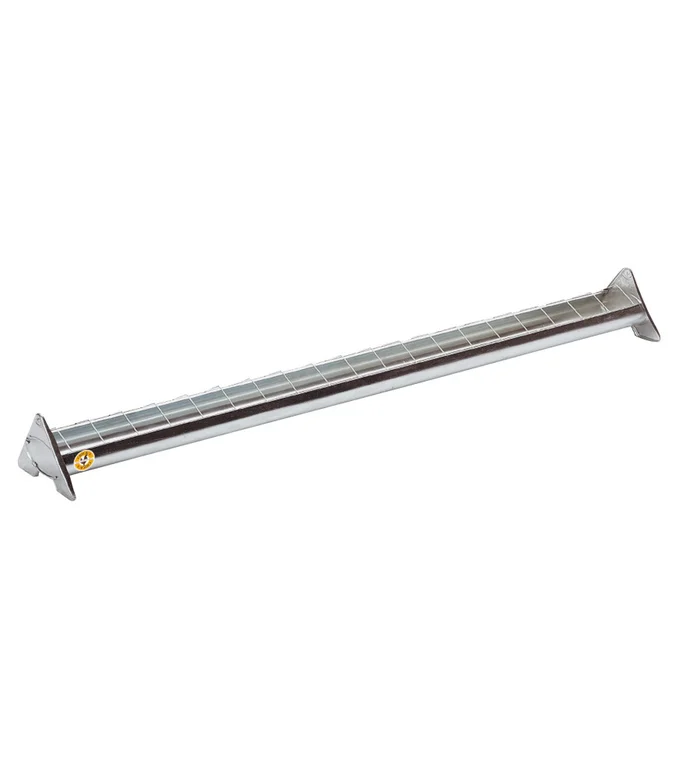 Mangeoire en acier galvanisé à grille mobile 100 cm pour 40 poussins