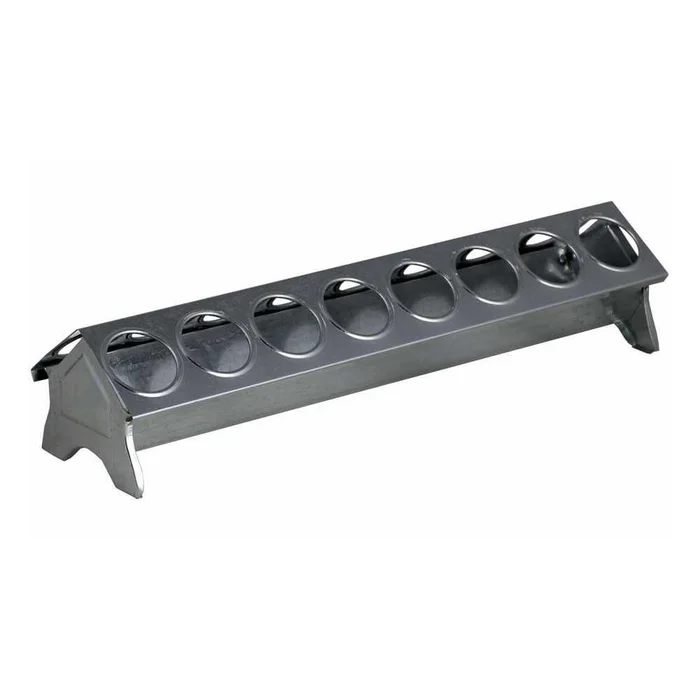 Mangeoire métal pour canetons 50 cm